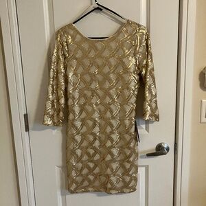 As You Wish Women's Festive Sequin Dress